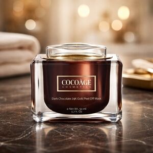 NIB Cocoàge – Dark Chocolate 24K Gold Peel Off Mask
